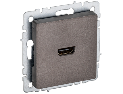 BRITE Розетка HDMI РHDMI-0-БрТБ темная бронза IEK