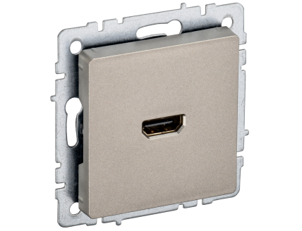 BRITE Розетка HDMI РHDMI-0-БрШ шампань IEK