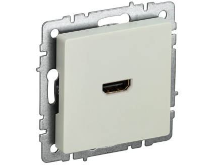 BRITE Розетка HDMI РHDMI-0-БрКр бежевый IEK