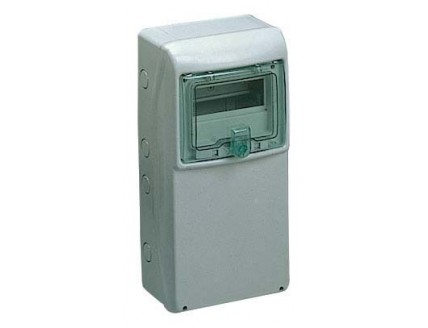 ЩИТ KAEDRA IP65 8МОД С ПЛОСК ПАНЕЛЬЮ