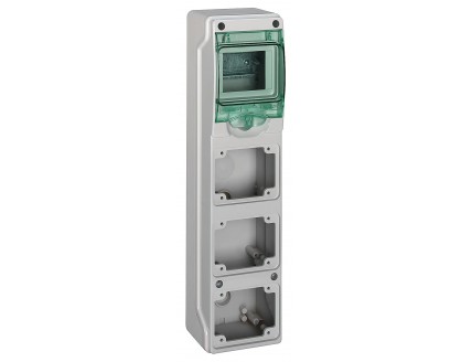 ЩИТ KAEDRA IP65 4МОД. + 3ОТВ.