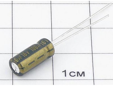 Конденсатор 100мкФ 16В 5x11 105°C