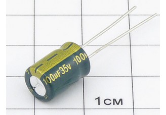Конденсатор 100мкФ 35В 8x11 105°C