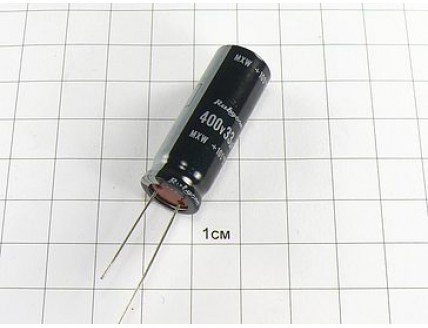 Конденсатор 33мкФ 400В 13x35 105°C