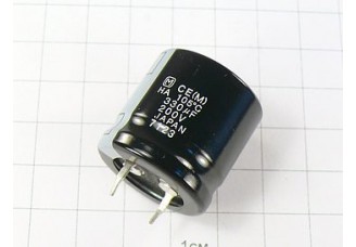 Конденсатор 330мкФ 200В 25x25 105°C