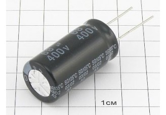 Конденсатор 68мкФ 400В 18x36 105°C