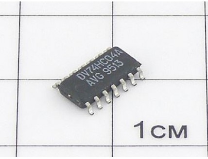 Микросхема DV74HC04AD