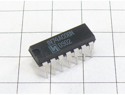 Микросхема IN74AC08N