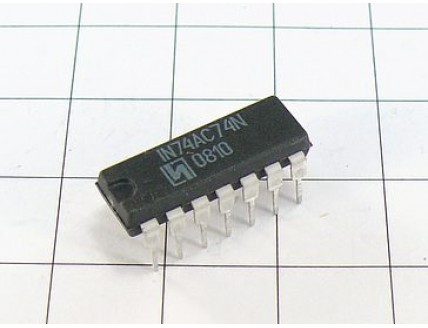Микросхема IN74AC74N