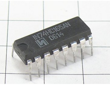 Микросхема IN74HC165AN
