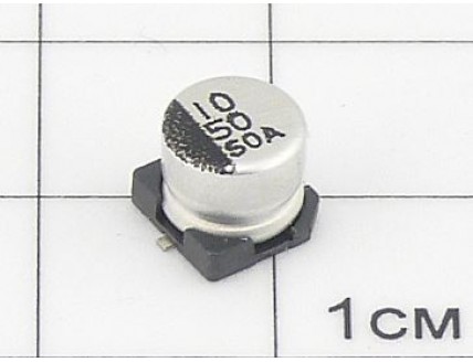 ЧИП 10мкФ 50В (6.3х5.4)