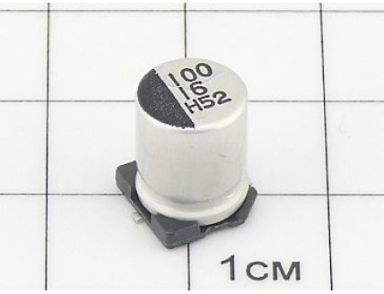 ЧИП 100мкФ 16В (8х10.2) 105°C