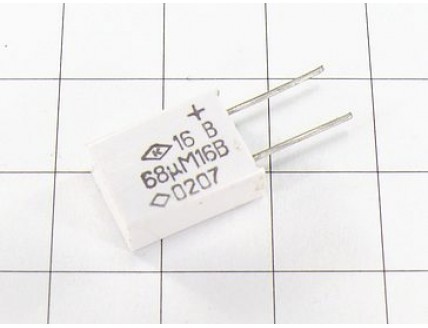 Конденсатор К53-16 68мкФ 16В 20% "5"