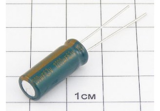 Конденсатор 1200мкФ 6.3В 8x20 105°C