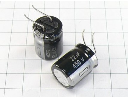 Конденсатор 22мкФ 450В 16x20 105°C
