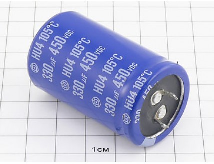 Конденсатор 330мкФ 450В 30x50 105°C