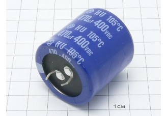 Конденсатор 470мкФ 400В 35x35 105°C