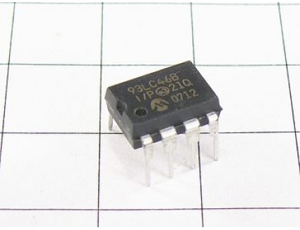 Микросхема 93LC46B-I/P