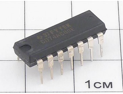 Микросхема CD74AC00E