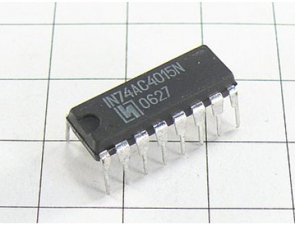 Микросхема IN74AC4015N