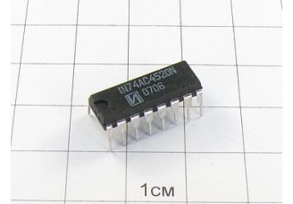 Микросхема IN74AC4520N