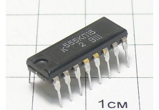 Микросхема К555КП15