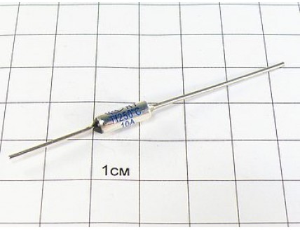 Термопредохранитель 10А/250В, 250°C