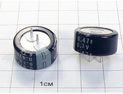 Ионистор DK-6R3D474 (0.47Ф, 6.3В)