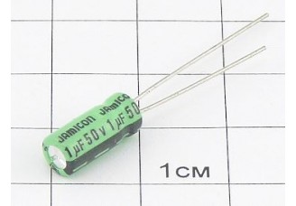 Конденсатор 1мк Ф 50В 5x11