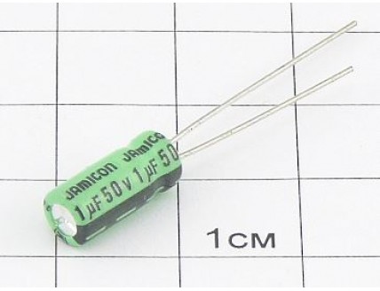 Конденсатор 1мк Ф 50В 5x11