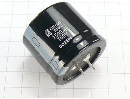 Конденсатор 1500мкФ 160В 35x30 105°C