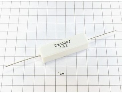 Резистор SQP-15W100RJ (15Вт,100 Ом,5%)