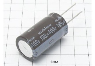Конденсатор 180мкФ 400В 20x35 105°C