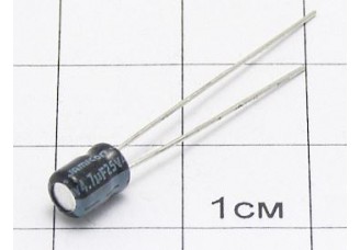 Конденсатор 4.7мкФ 25В 4x5 105°C