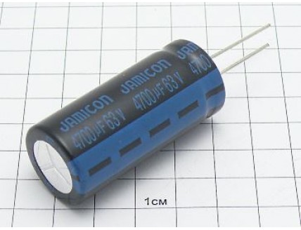 Конденсатор 4700мкФ 63В 22x50 105°C