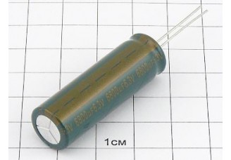 Конденсатор 6800мкФ 6.3В 13x41 105°C