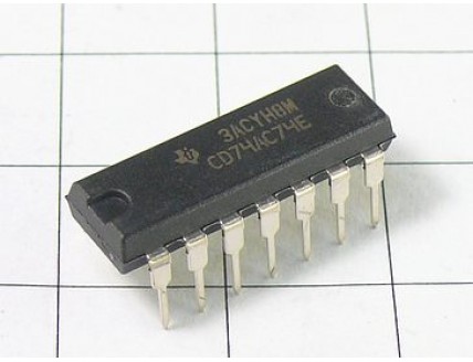 Микросхема CD74AC74E