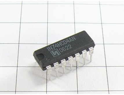 Микросхема IN74HC04AN