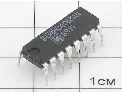 Микросхема IN74HC4053AN
