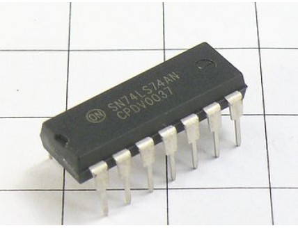 Микросхема SN74LS74AN