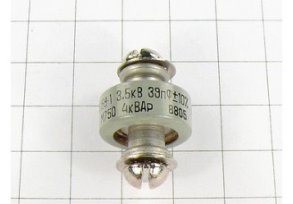 К15У-1А -3.5кВ-39пФ±10% -М750-4квар "5"