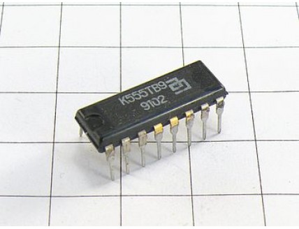 Микросхема К555ТВ9