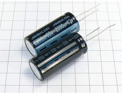 Конденсатор 2200мкФ 63В 18x42 105°C