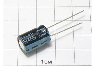 Конденсатор 3.3мкФ 450В 10x16 105°C