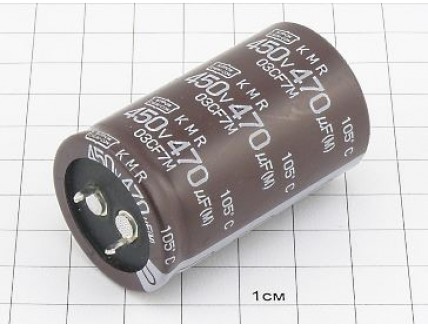 Конденсатор 470мкФ 450В 30x50 105°C