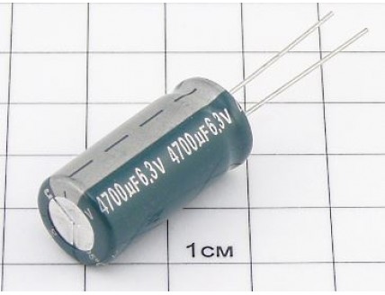Конденсатор 4700мкФ 6.3В 13x26 105°C