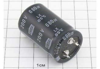 Конденсатор 680мкФ 200В 25x40