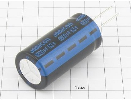 Конденсатор 6800мкФ 63В 25x50 105°C