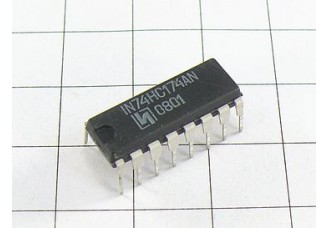Микросхема IN74HC174AN