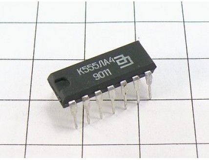 Микросхема К555ЛА4